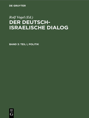 cover image of Teil I, Politik